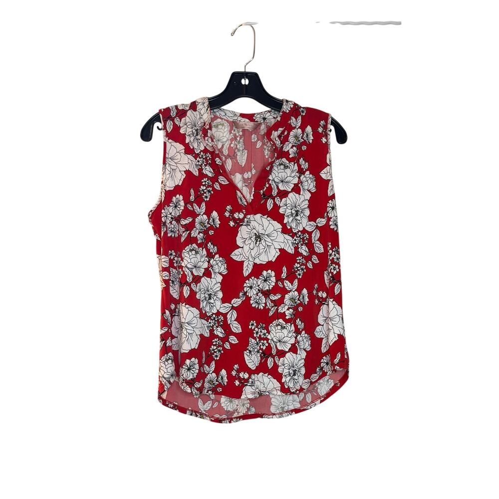 SJS sleeveless Floral blouse